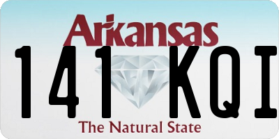 AR license plate 141KQI