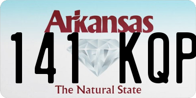 AR license plate 141KQP