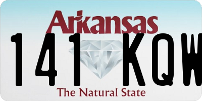 AR license plate 141KQW