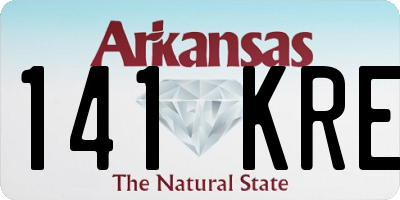 AR license plate 141KRE