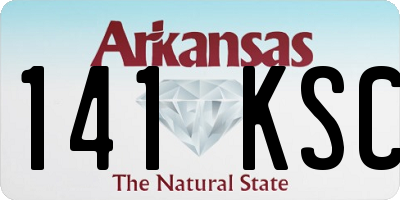 AR license plate 141KSC