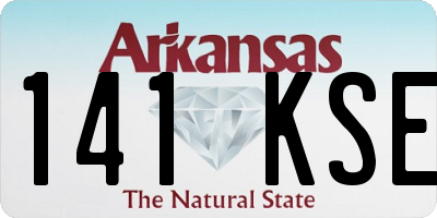 AR license plate 141KSE