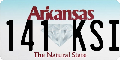 AR license plate 141KSI