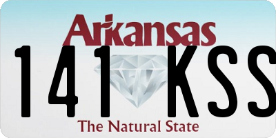 AR license plate 141KSS