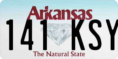 AR license plate 141KSY