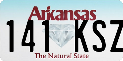 AR license plate 141KSZ