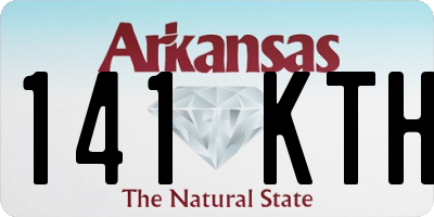 AR license plate 141KTH