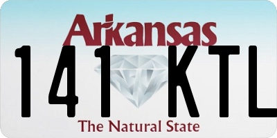 AR license plate 141KTL