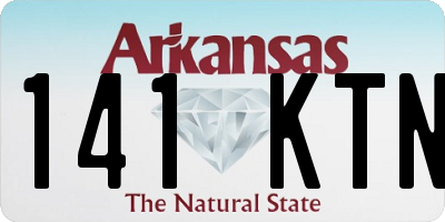 AR license plate 141KTN