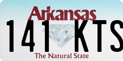 AR license plate 141KTS