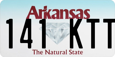 AR license plate 141KTT