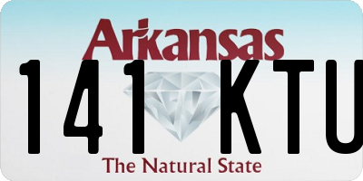 AR license plate 141KTU