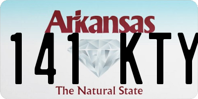 AR license plate 141KTY
