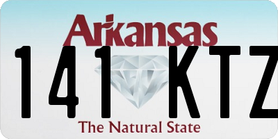 AR license plate 141KTZ