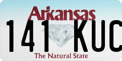 AR license plate 141KUC