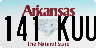 AR license plate 141KUU