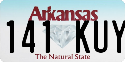AR license plate 141KUY