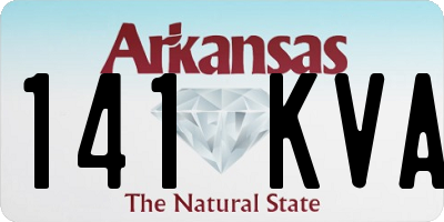 AR license plate 141KVA