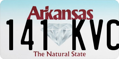 AR license plate 141KVC