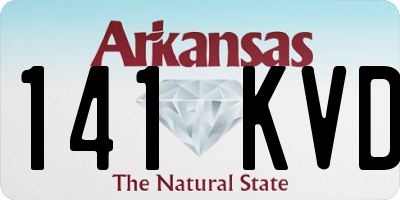 AR license plate 141KVD
