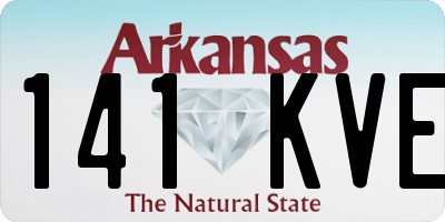 AR license plate 141KVE