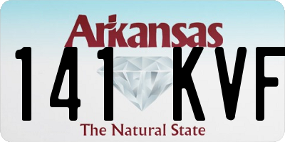 AR license plate 141KVF