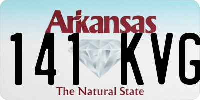 AR license plate 141KVG