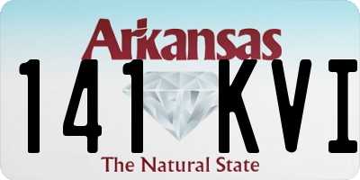 AR license plate 141KVI