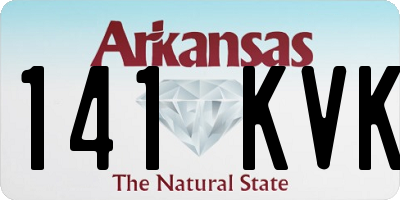 AR license plate 141KVK