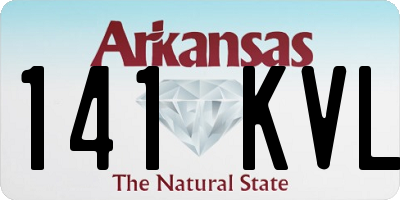 AR license plate 141KVL