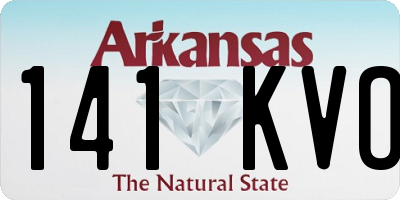 AR license plate 141KVO