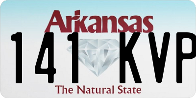AR license plate 141KVP