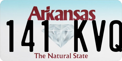 AR license plate 141KVQ