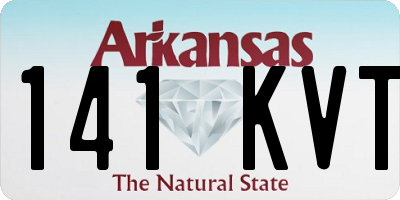 AR license plate 141KVT