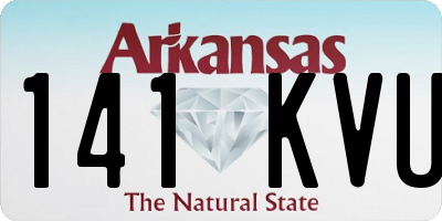 AR license plate 141KVU