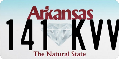 AR license plate 141KVV