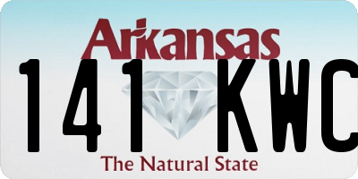 AR license plate 141KWC