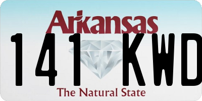 AR license plate 141KWD