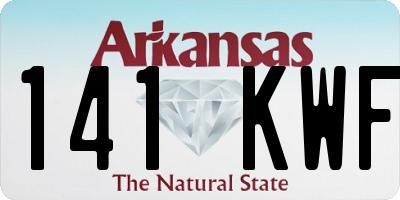 AR license plate 141KWF