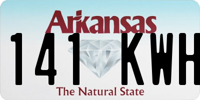AR license plate 141KWH