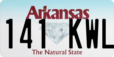 AR license plate 141KWL