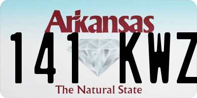 AR license plate 141KWZ