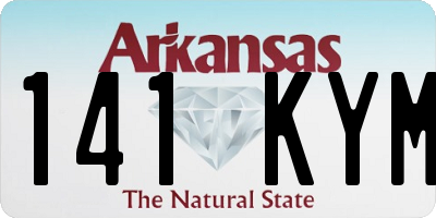 AR license plate 141KYM
