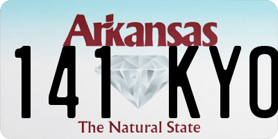 AR license plate 141KYO