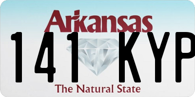 AR license plate 141KYP