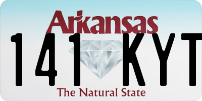 AR license plate 141KYT