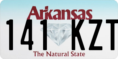 AR license plate 141KZT