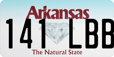 AR license plate 141LBB