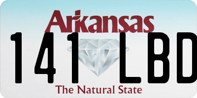 AR license plate 141LBD