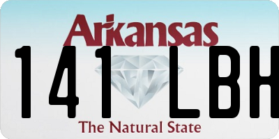 AR license plate 141LBH